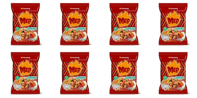 Samyang MEP Instant Ramyeon Noodles - Mala Jjamppong - 8 Pack