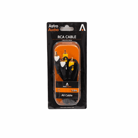 Astro Audio 1.8M 3RCA to 3RCA Cable [C33RCA18/1.8M] Image