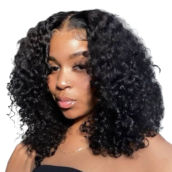 18 Inch Peruvian Water Wave Lace Front Wig - 13x6cm HD Lace, Curly