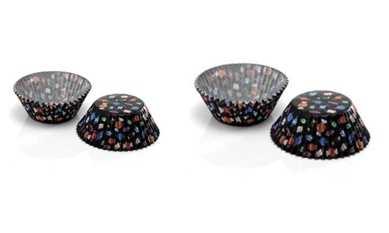 132 x Mixed Medium &amp; Large Blue Toffees Cupcake Muffin Baking Cases Holders