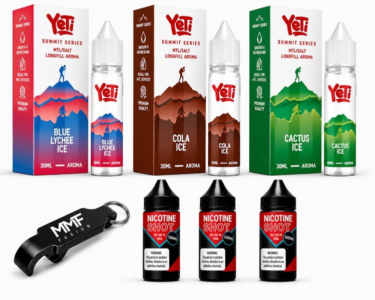 Yeti Series MMF E-Liquid 60ml Juice 50mg - Variety Combo Tres