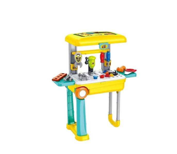 2 in 1 Happy Craftsman Engineering Tools Play Set Role Toys for Kids