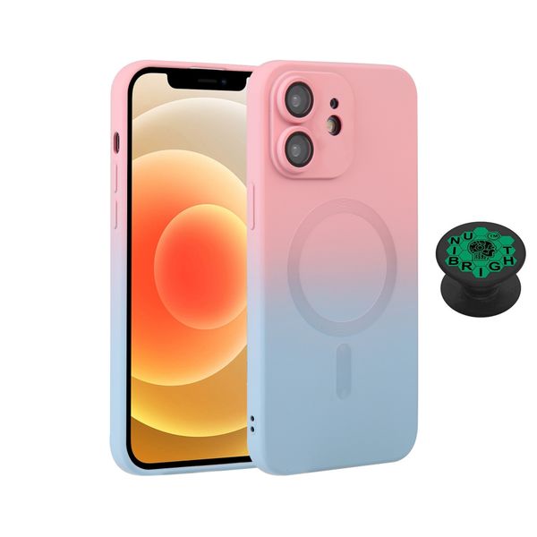 Unibright Gradient MagSafe Cover for iPhone 12 &amp; Pop-grip