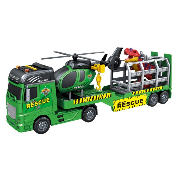 Toystar Dinosaur Transporter Play Set with Light and Sound (54cm Long)