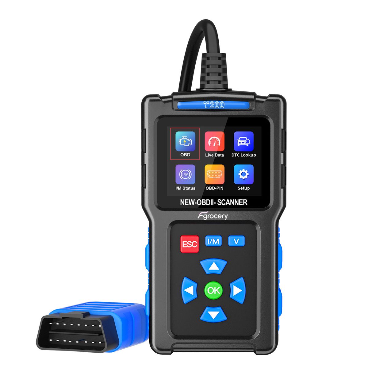 Professional OBDII/EOBD scanner diagnostic tool, check engine code ...