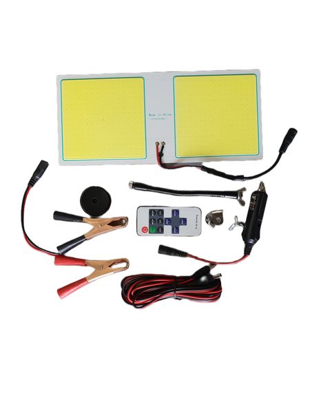OMS Twin LED Camp Light With Remote &amp; Magnetic Base