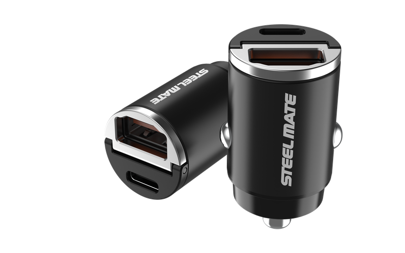 Steelmate Automotive UC30M 30 Watt USB Fast Car Charger Type C 3.0