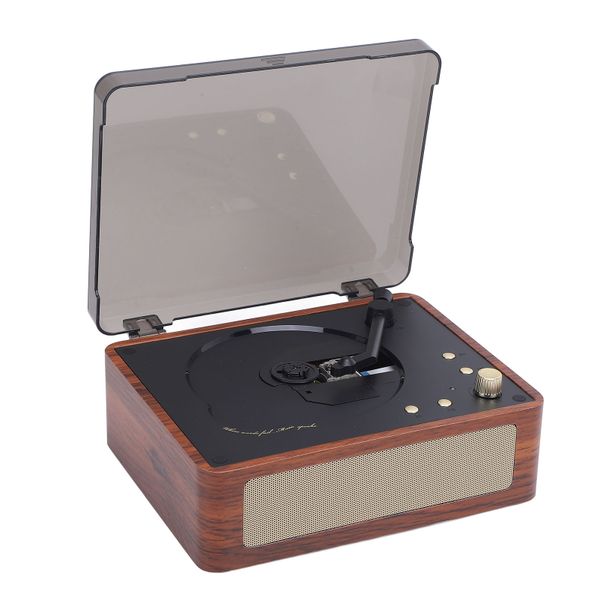 Retro Portable CD Player Rechargeable Compatible With BGM Speaker USB AUX