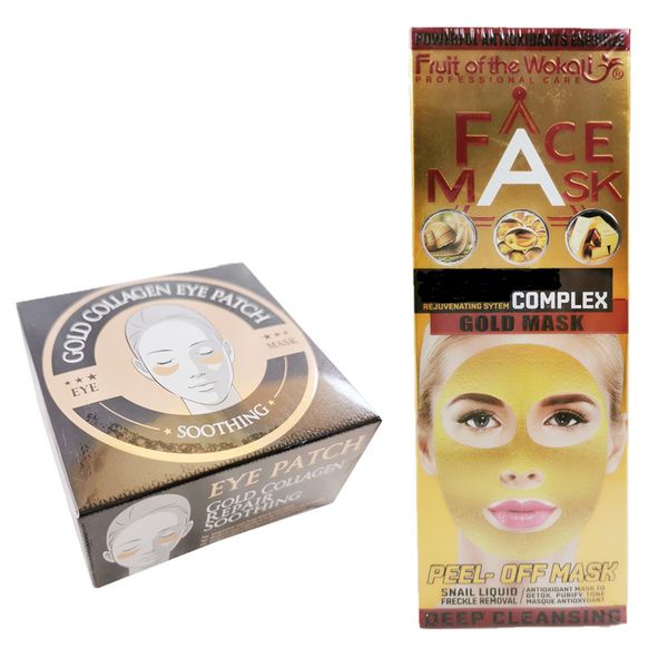 Gold Snail Peel Off Black Mask Blackhead Remover &amp; Collagen Mask Eye Patch
