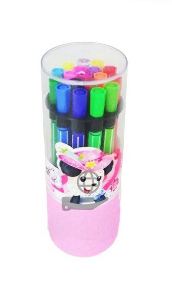 Set of 18 Colored Pens - 3-Pack