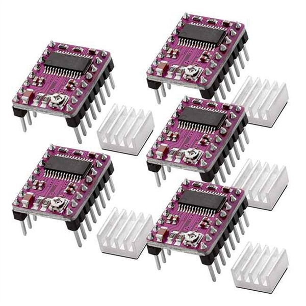 5Pcs Stepper Motor Driver Board StepStick DRV8825 Stepping Driver