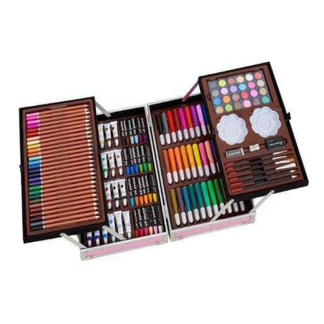 145-Piece 2 Layers Deluxe Art Set for Drawing, Painting