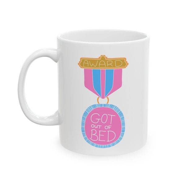 Puff Berry Got Out Of Bed Award Mug