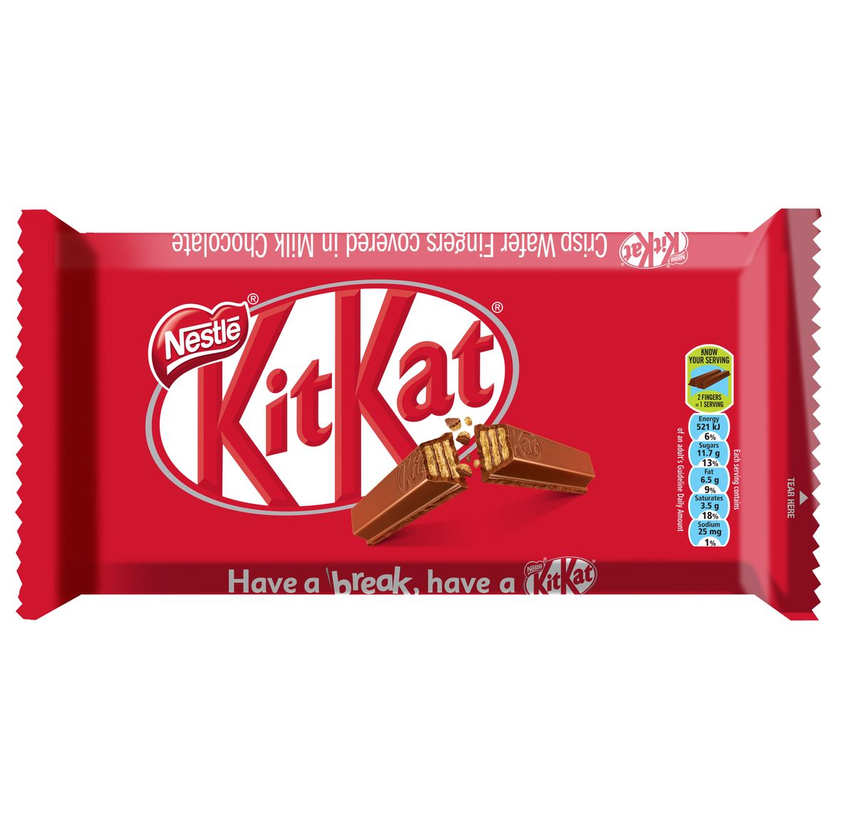 Nestlé Kitkat 11 Finger Milk Chocolate, 135 Slab | Shop Today. Get It ...