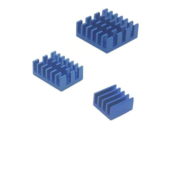 HKD Raspberry Pi Heatsink Kit - 3-Piece Aluminium with Adhesive Backing