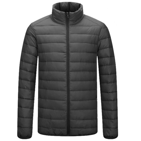 Puffer Jacket Puffer Coat Waterproof Zip-up Long-Sleeve Lightweight