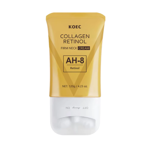 KOEC AH-8 &amp; Retinol Collagen Retinol Firm Neck Cream 120g