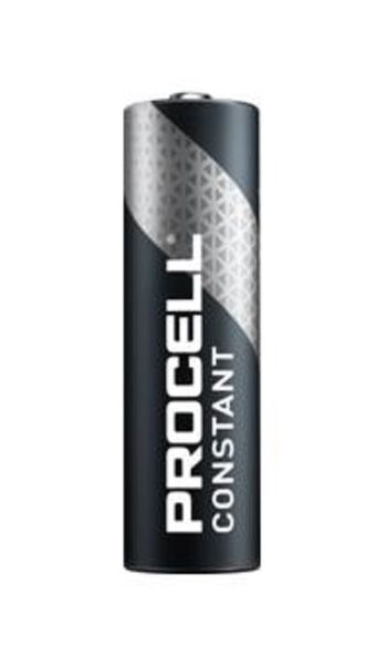 Procell (PC1500 CON B10) Battery, 1.5 V, AA, Alkaline, 3.125 Ah