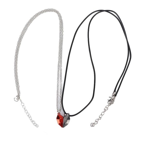 Couples Heart - Shaped Magnetic Necklace - Adjustable