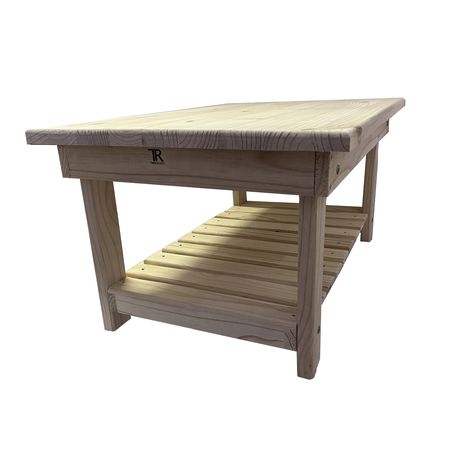 Raw pine coffee deals table