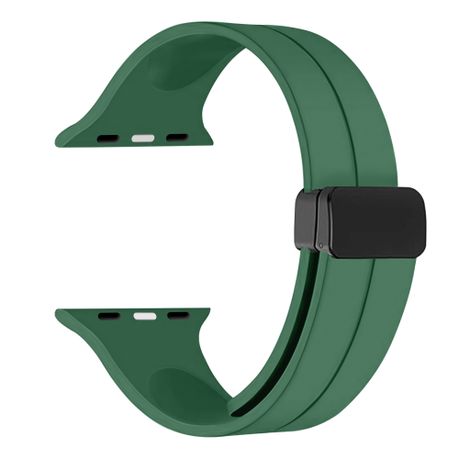 Magnetic Silicone Strap Apple Watch Band 45mm - Silicone Link Strap Apple  Watch - Aliexpress