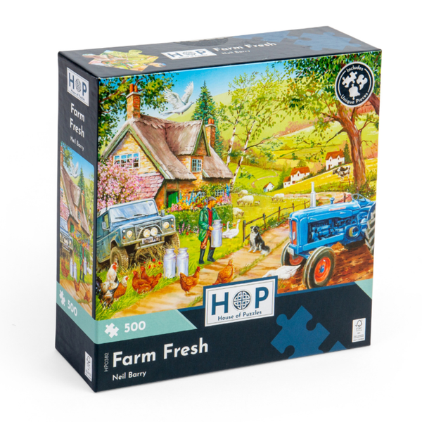 House of Puzzles - Farm Fresh - 500 Piece Jigsaw Puzzle