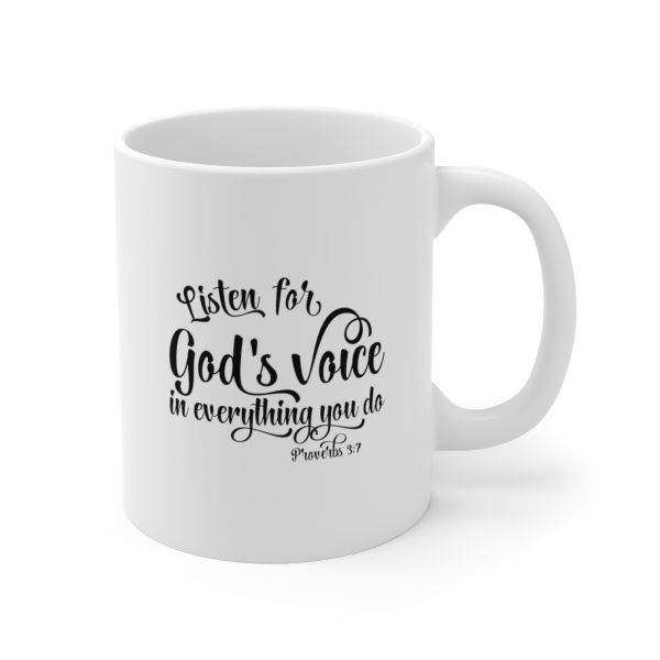 Imaging Architects Listen For Gods Voice Ceramic Mug 11oz