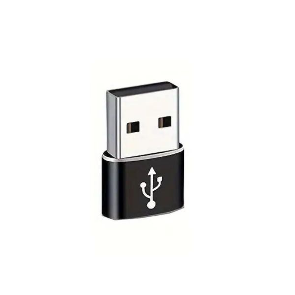 USB to USB-C Adapter - Black