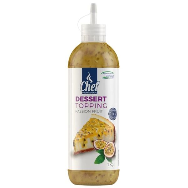 Chef Professional: Granadilla Dessert Topping Sauce - 1kg