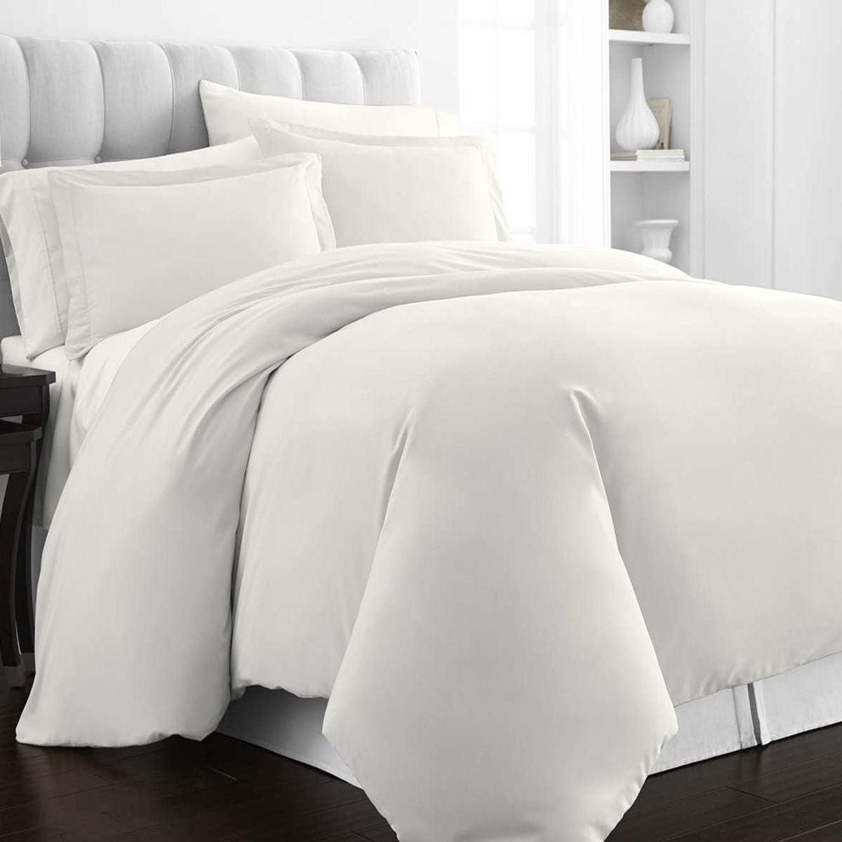 Pure Color Duvet Cover Set of 6 White