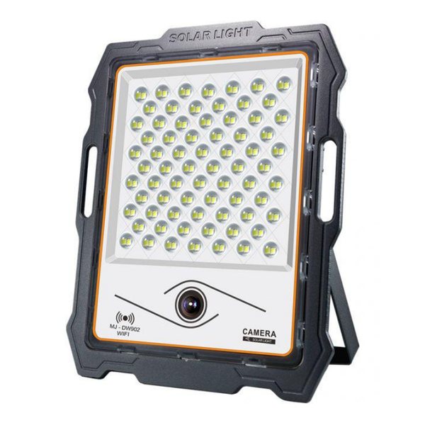 200w Solar Light With Optics Lens Security Camera MJ-DW902