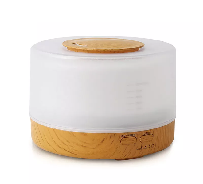 Aroma Diffuser Round RGB LED Light 500ml With Remote