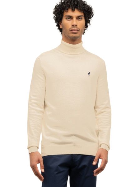 Polo Mens LS High Collar - Polo Neck Knitwear Jersey