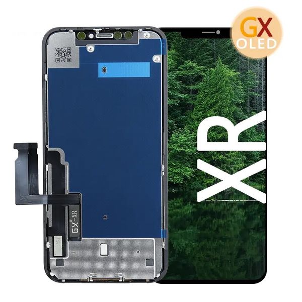 Lcd GX Screen Replacement for iPhone XR with Tempered Glass