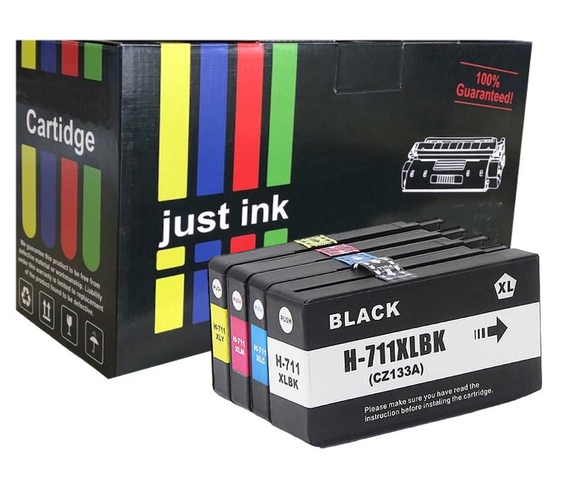 Compatible HP 711 / CZ133A / CZ130A / CZ131A / CZ132A Ink Multipack ...