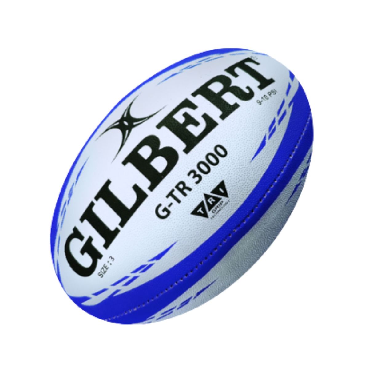 Rugby Ball Size 3 - G-TR 3000 Training Ball Blue - Gilbert