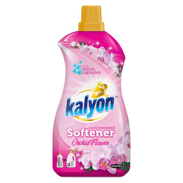 Kalyon 1.5L Ultra Concentrate Orchid Flower, 60 Washes Fabric Softener