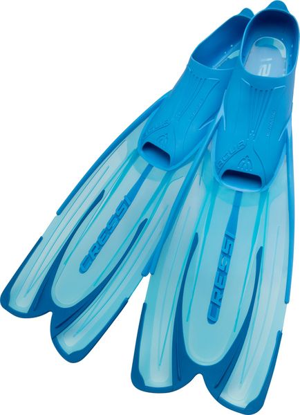 Cressi Agua Full Foot Snorkeling Fins - Lightweight and Comfortable Design