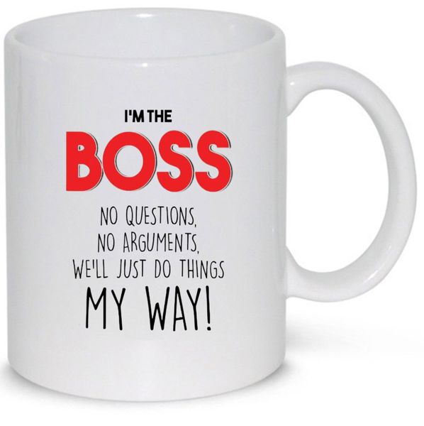 I'm The Boss Birthday Christmas Boss Day Gift 11Oz Premium Coffee Mug