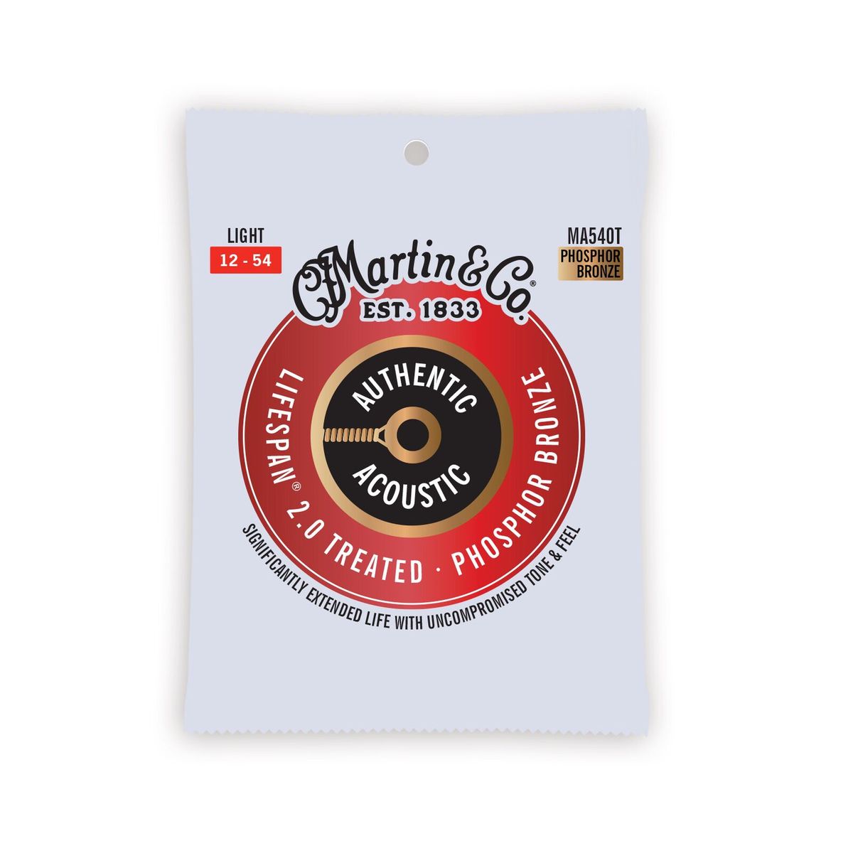 CF Martin MA540T Authentic Lifespan 2.0 1254 Acoustic Guitar Strings