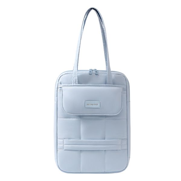 Vertical Laptop Shoulder Bag,Computer Bag with Front Pocket &amp; Handle &amp; Belt
