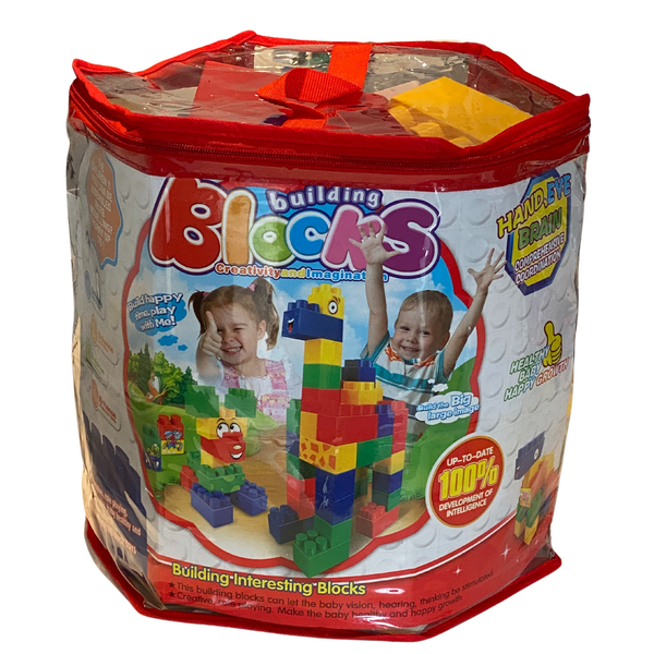 Plastic Building Blocks Set (60 Piece)