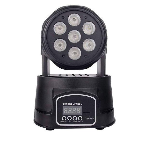 7x12W RGB Mini LED Moving Head Lights