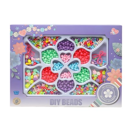 DIY Bead Jewellery Making Set for Girls Kids Craft Activity Toy Image
