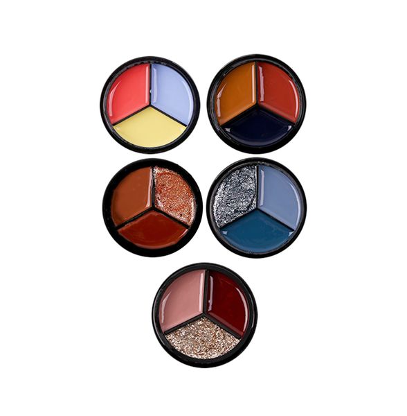 3-in-1 Solid Cream UV Gel - 5 Pots (3 Colours in each Pot)