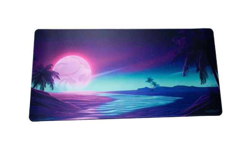 Evetech Lumina XL Gaming Mousepad 880mm x 440mm x 5mm Non-Slip Rubber Base
