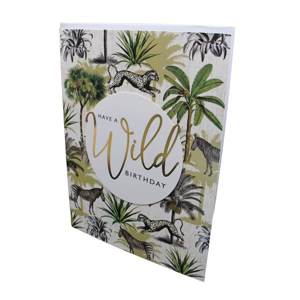 Gigantic Greeting Card - Have a WILD Birthday!
