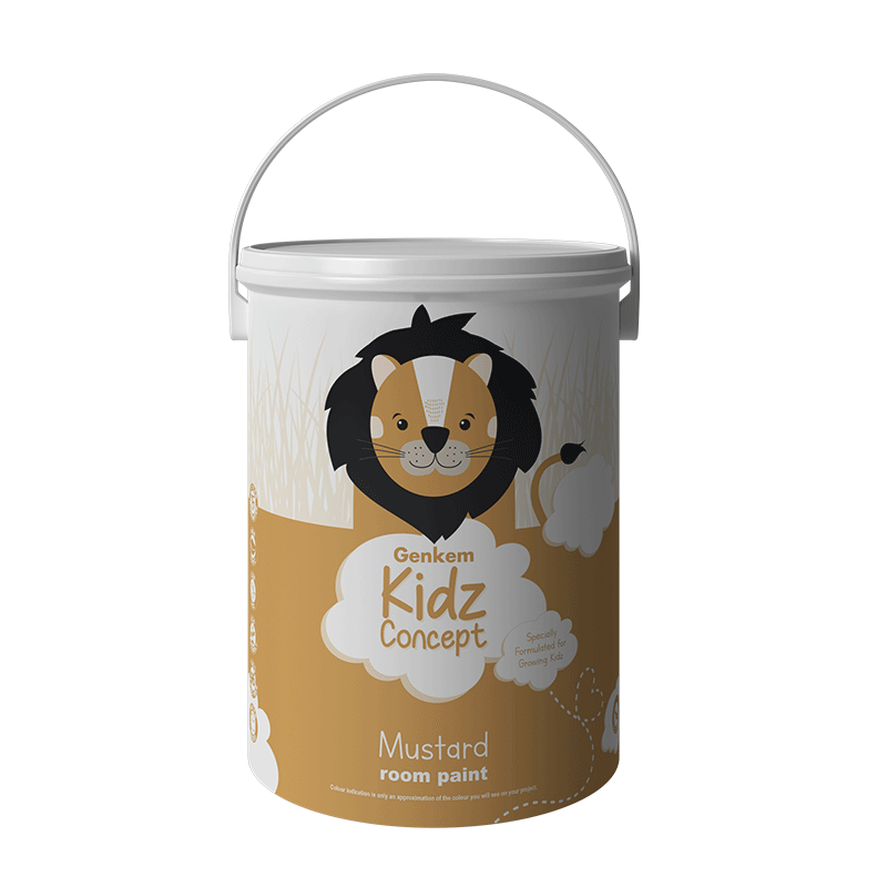 Genkem Kidz Room Paint Kids 5lt Mustard | Shop Today. Get it Tomorrow ...