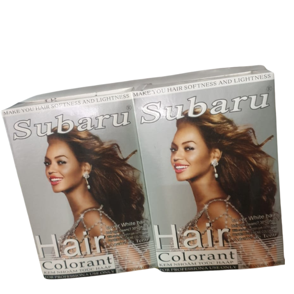 Subaru Hair Dye Cream - Coffee - 2 Pack