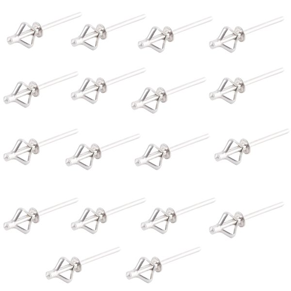 Tool DIY Aluminium Three Fold Blind Rivets Set of 18 - 1.8cm
